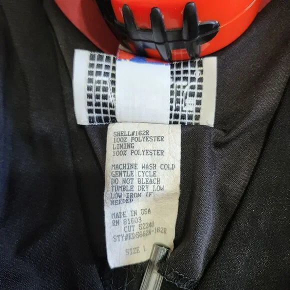 Vintage La Belle Black Dress Y2K V-Neck Ruffle Cap Sleeve Empire Maxi L 90s Y2K - Picture 7 of 10